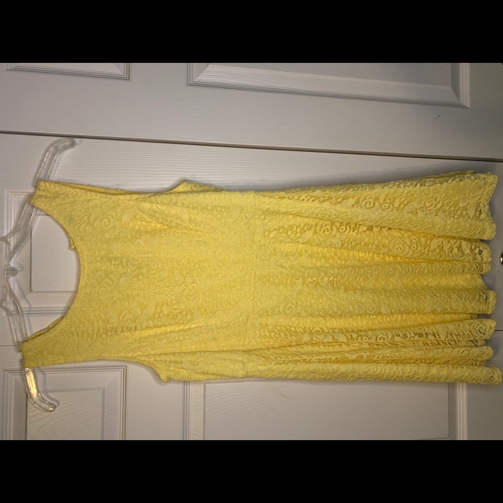 City Triangles Yellow Dress